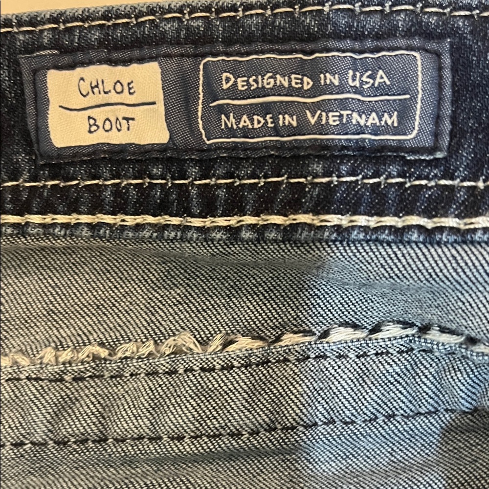 Miss Me Dark Blue Chloe Boot Jeans - Picture 14 of 16